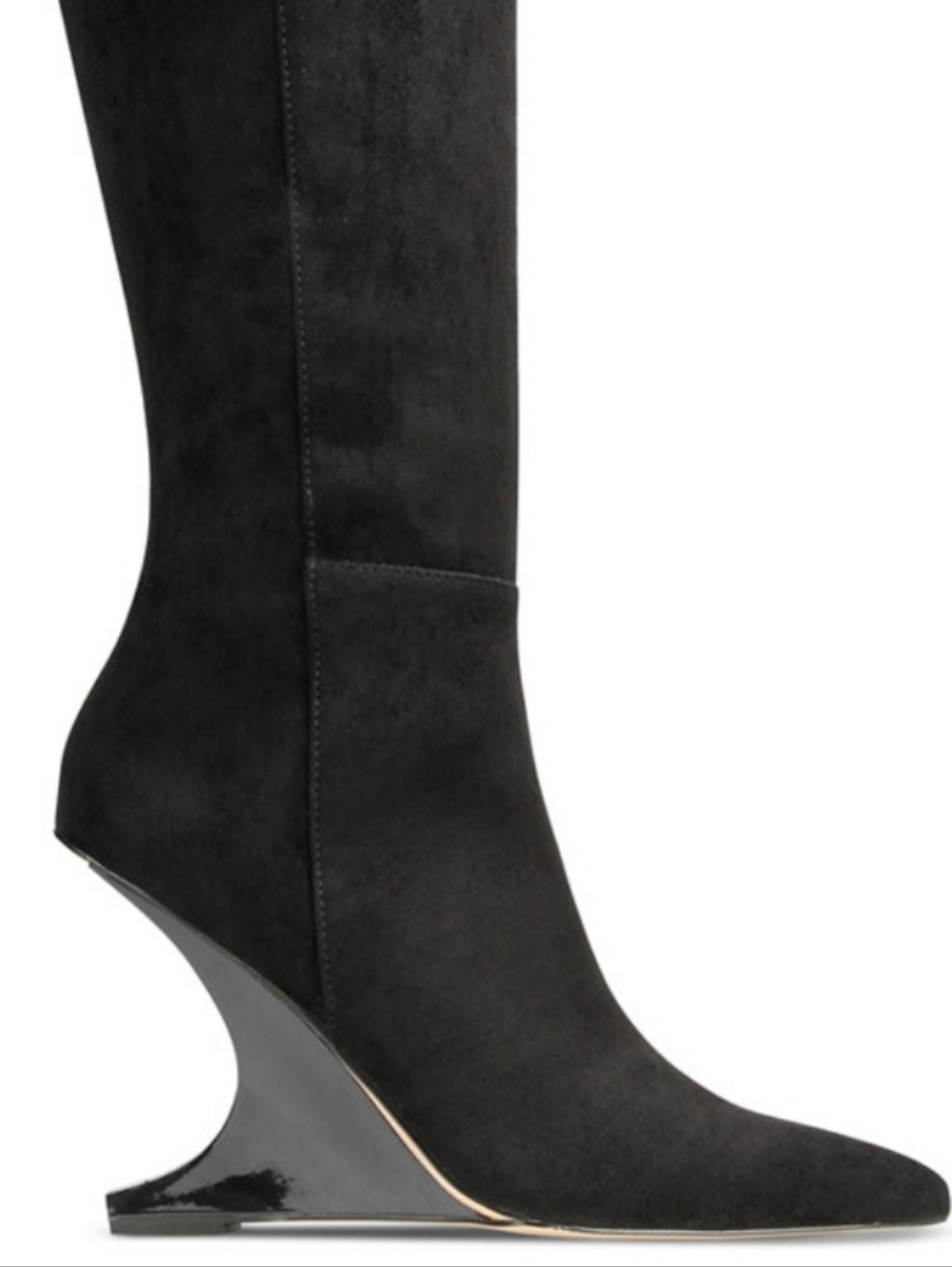 AAJ BY AMINAH NEW IN BOX SCULPTED HEEL OVER-THE-KNEE BOOTS